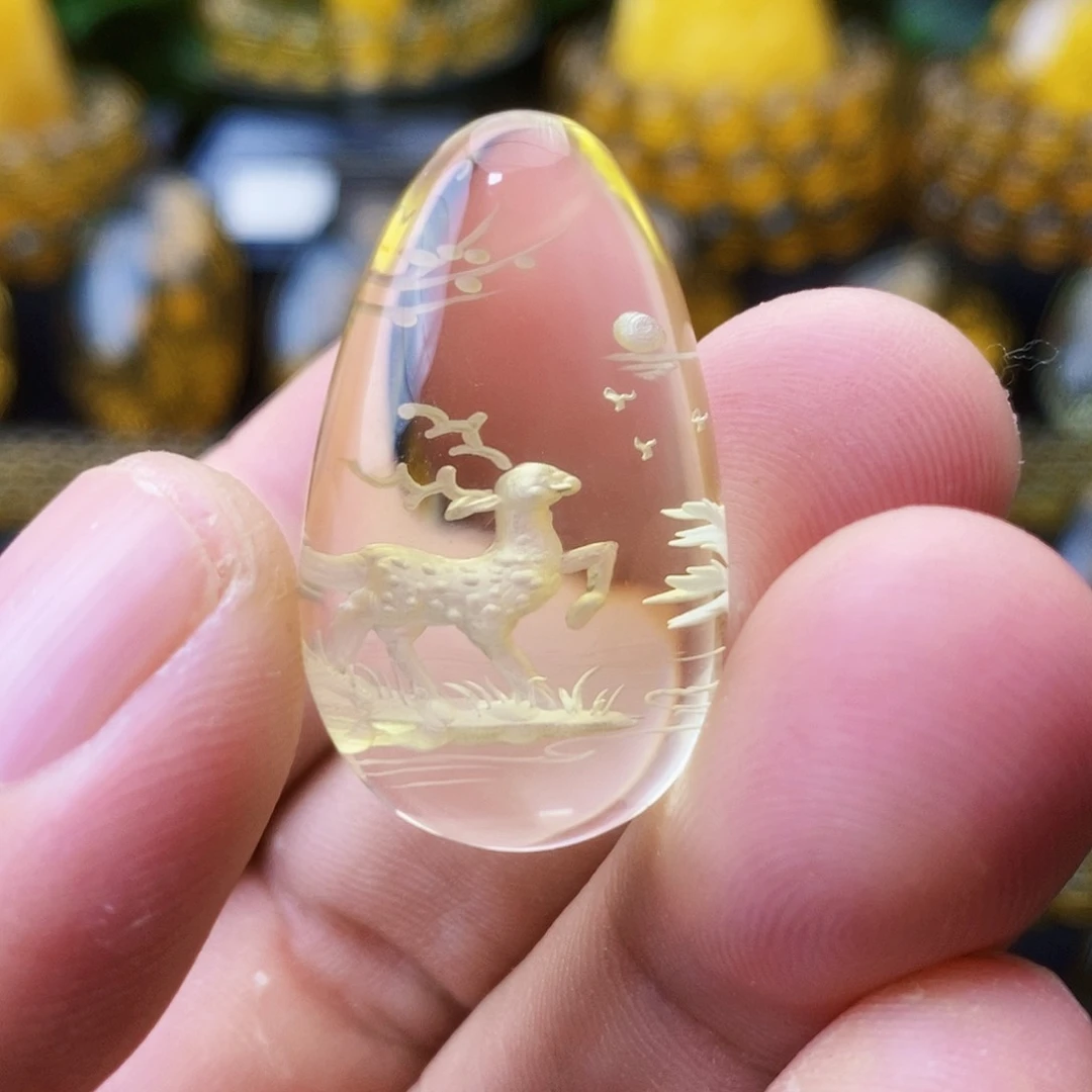 【闪购商品】未镶嵌吊坠(不含链)金珀