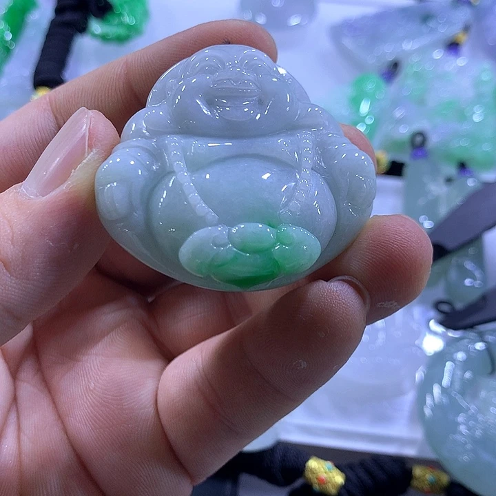 翡翠未镶嵌颈饰天然翡翠A货吊坠