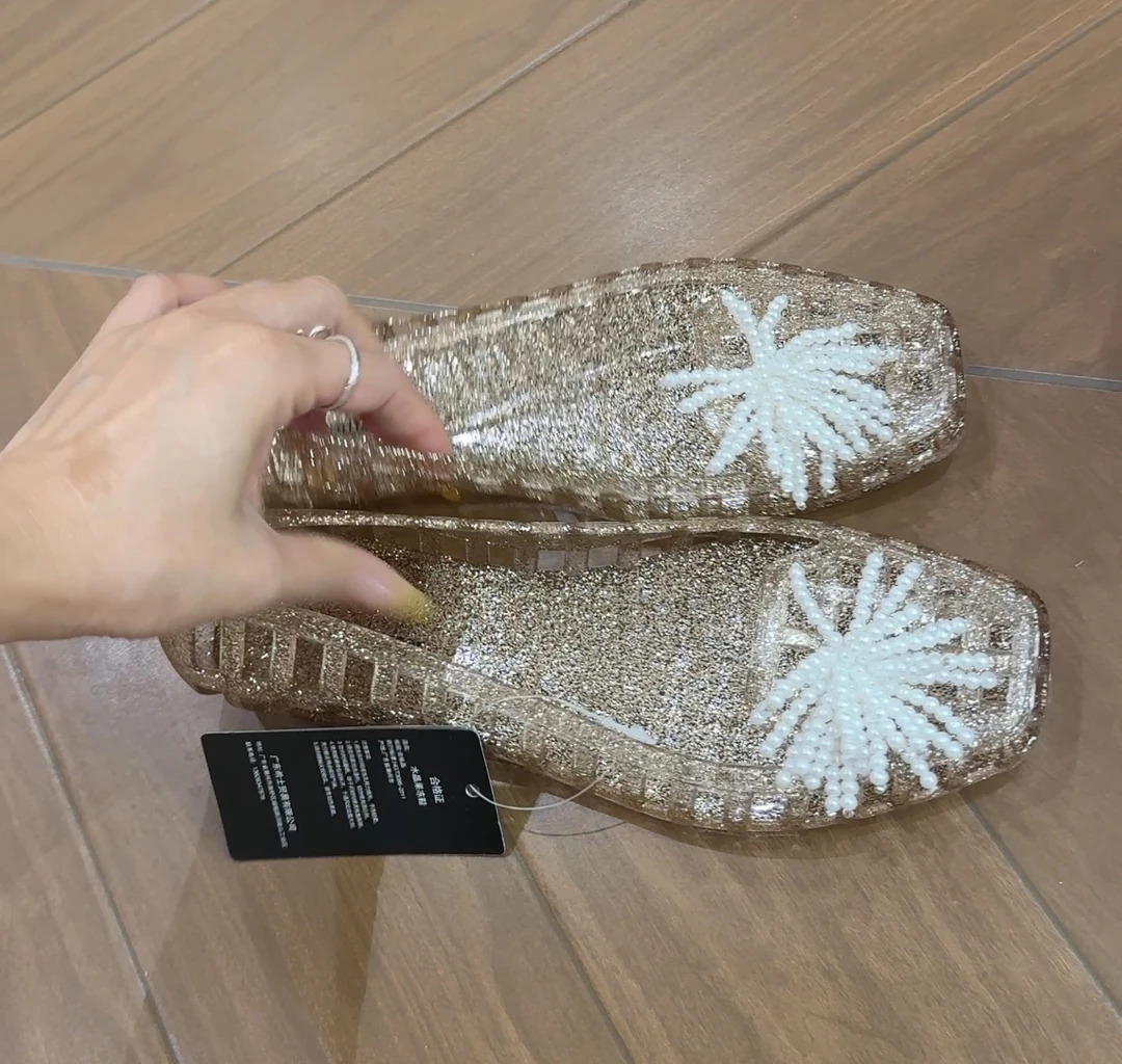 【BayaLi】2025夏季新品公主的水晶鞋