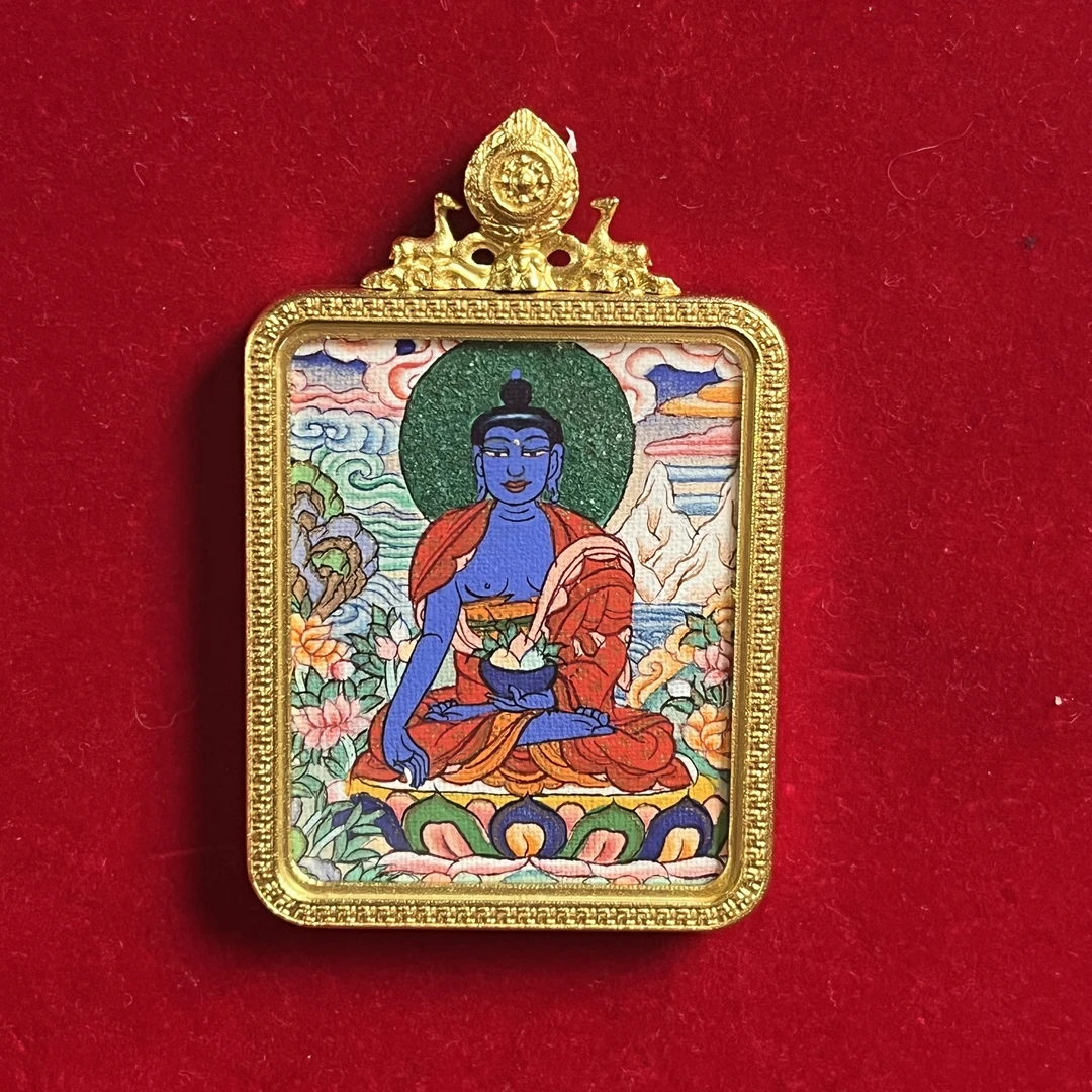 XMLY0671藏传艺术作品-药师