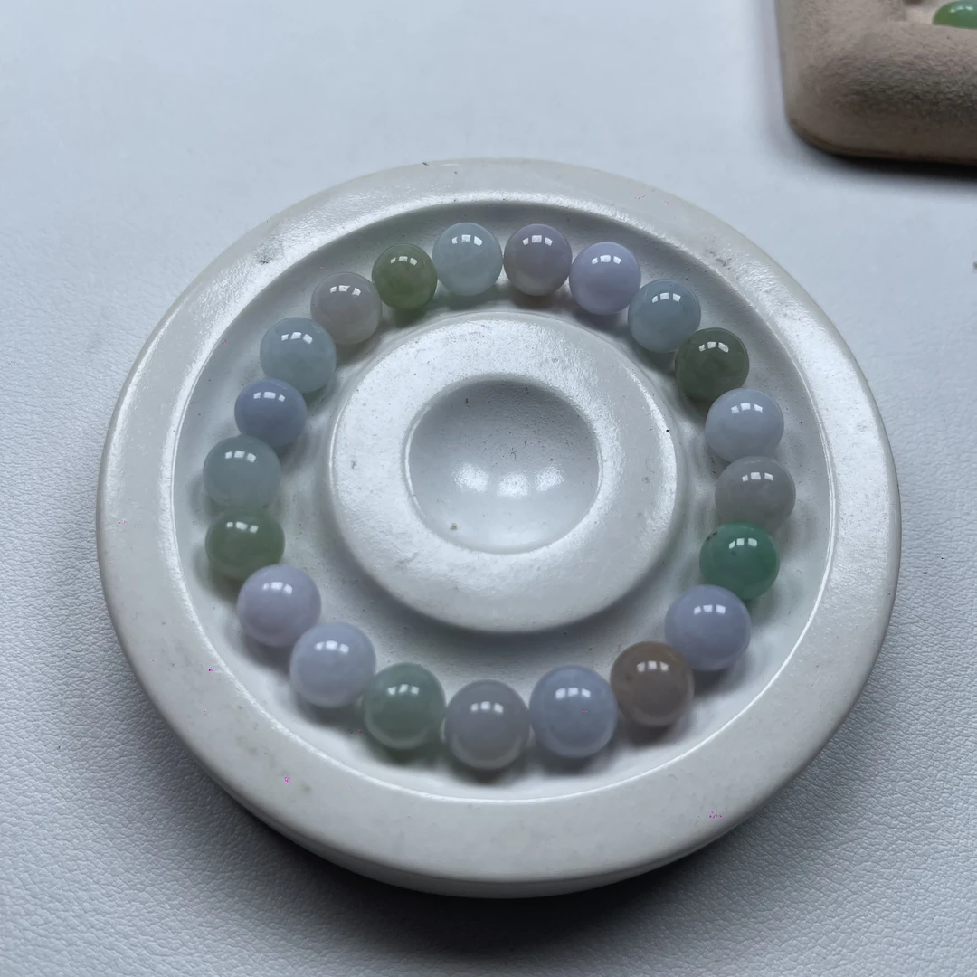 马卡龙多宝圆珠手串珠子卡10