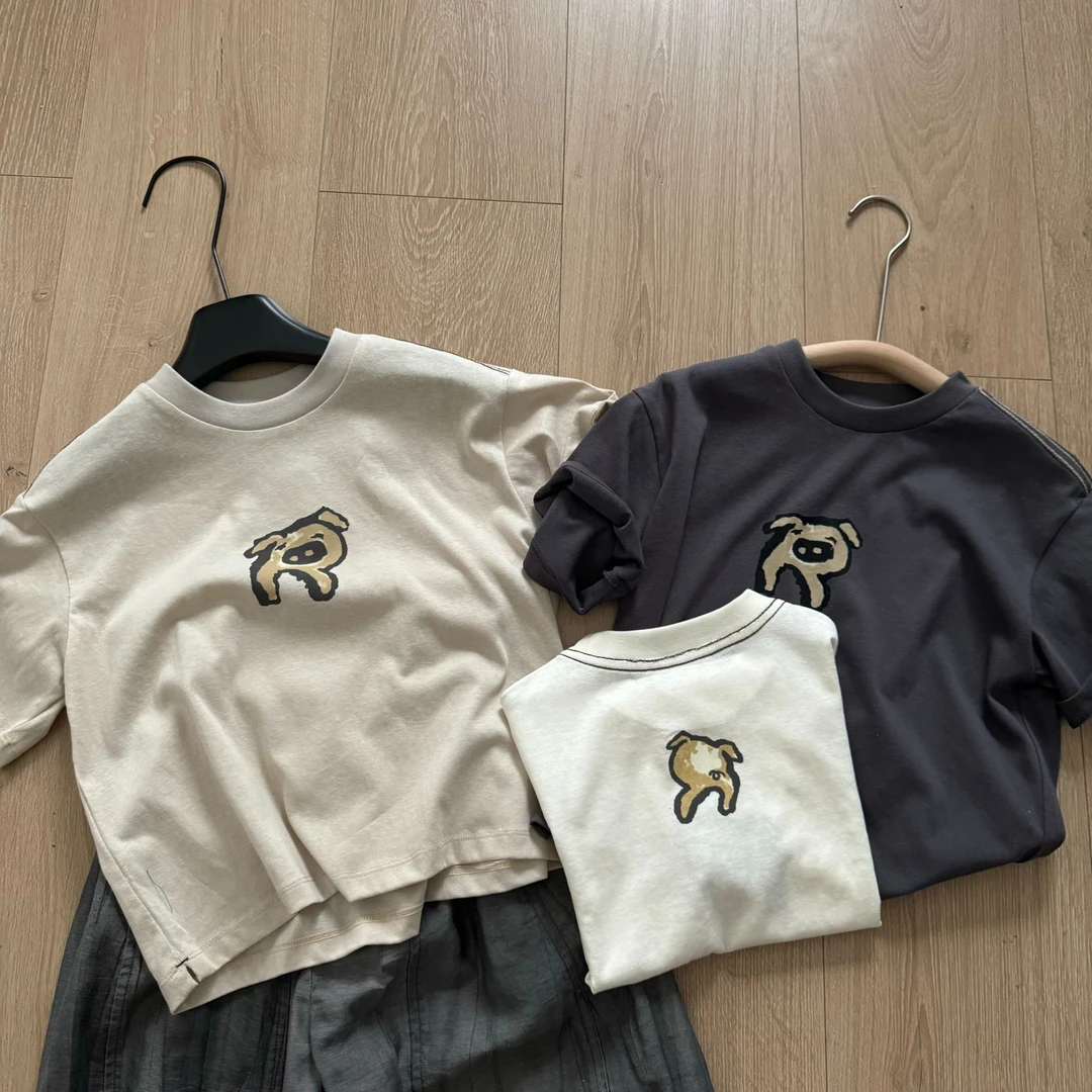 25552 可爱猪猪 儿童夏季新款短袖T恤