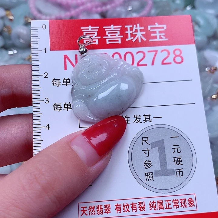 翡翠未镶嵌颈饰2728
