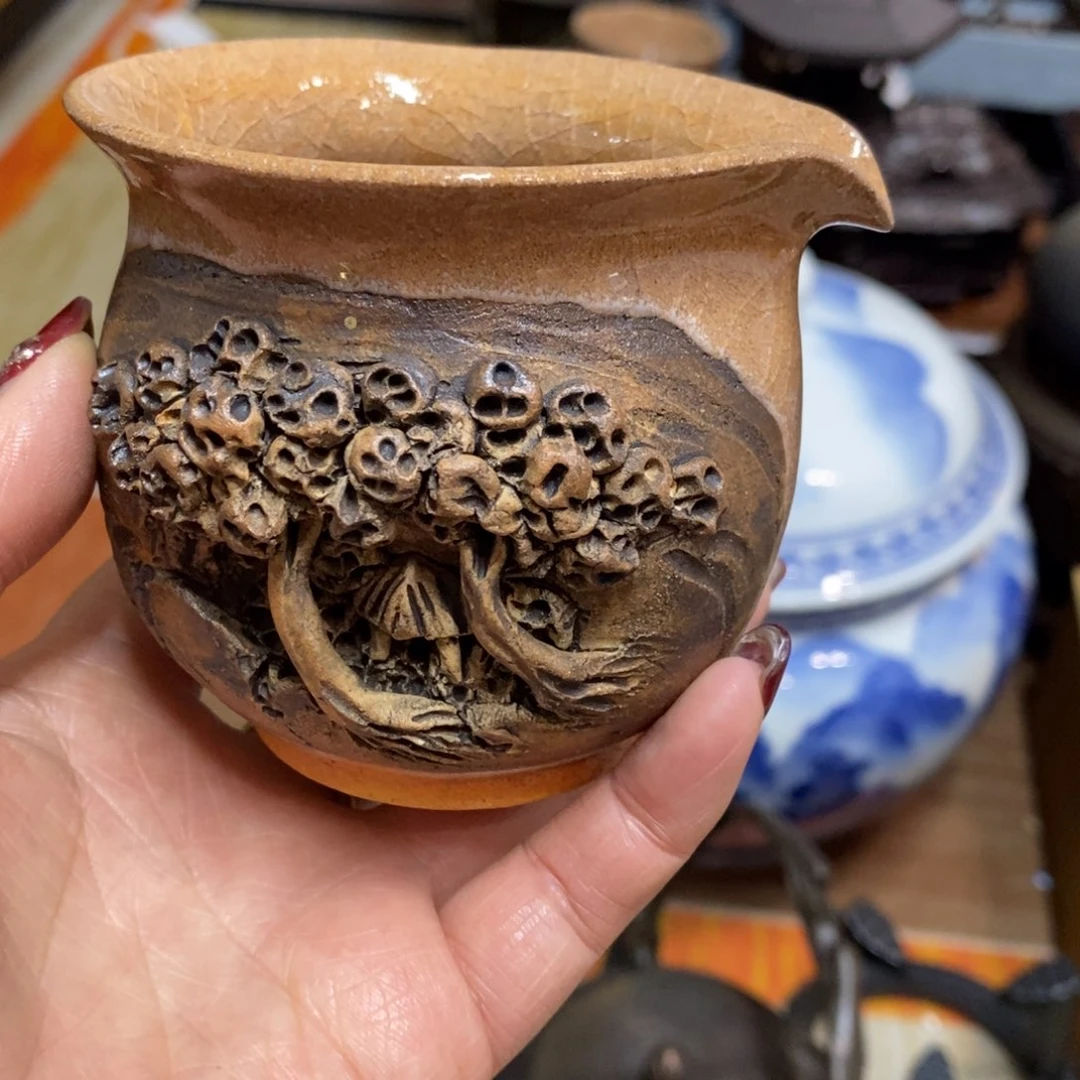 紫砂茶壶阿*密胺手绘陶瓷