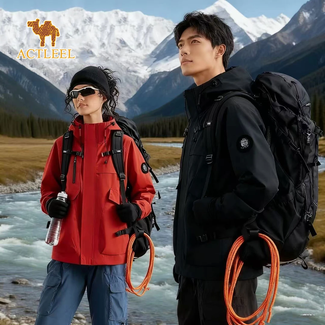 ACTLEEL美洲户外夹克男女同款春秋户外运动休闲防水防风登山外套