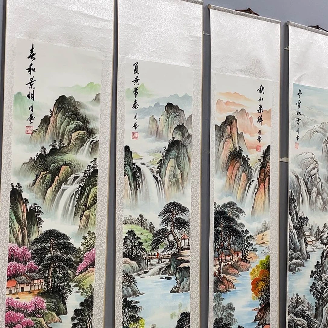 国画老师手绘作品w