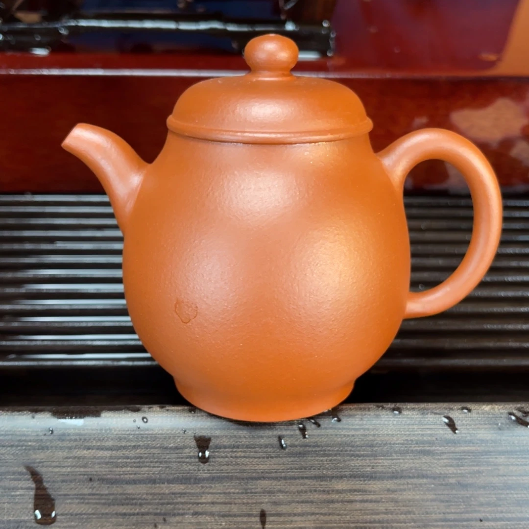 紫砂茶壶高端180cc红泥茶壶