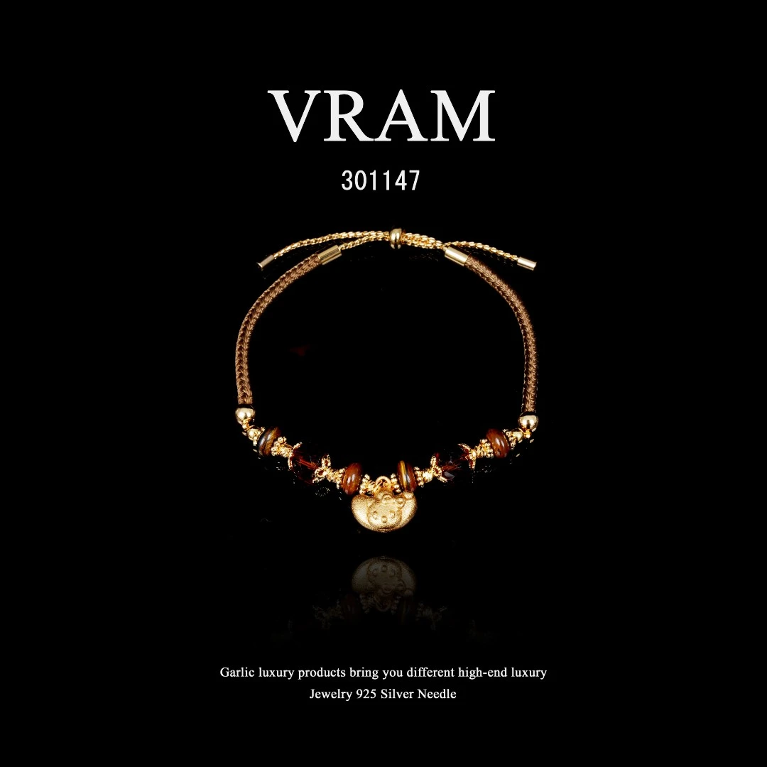 镀K金  VRAM手链~301147（20cm）