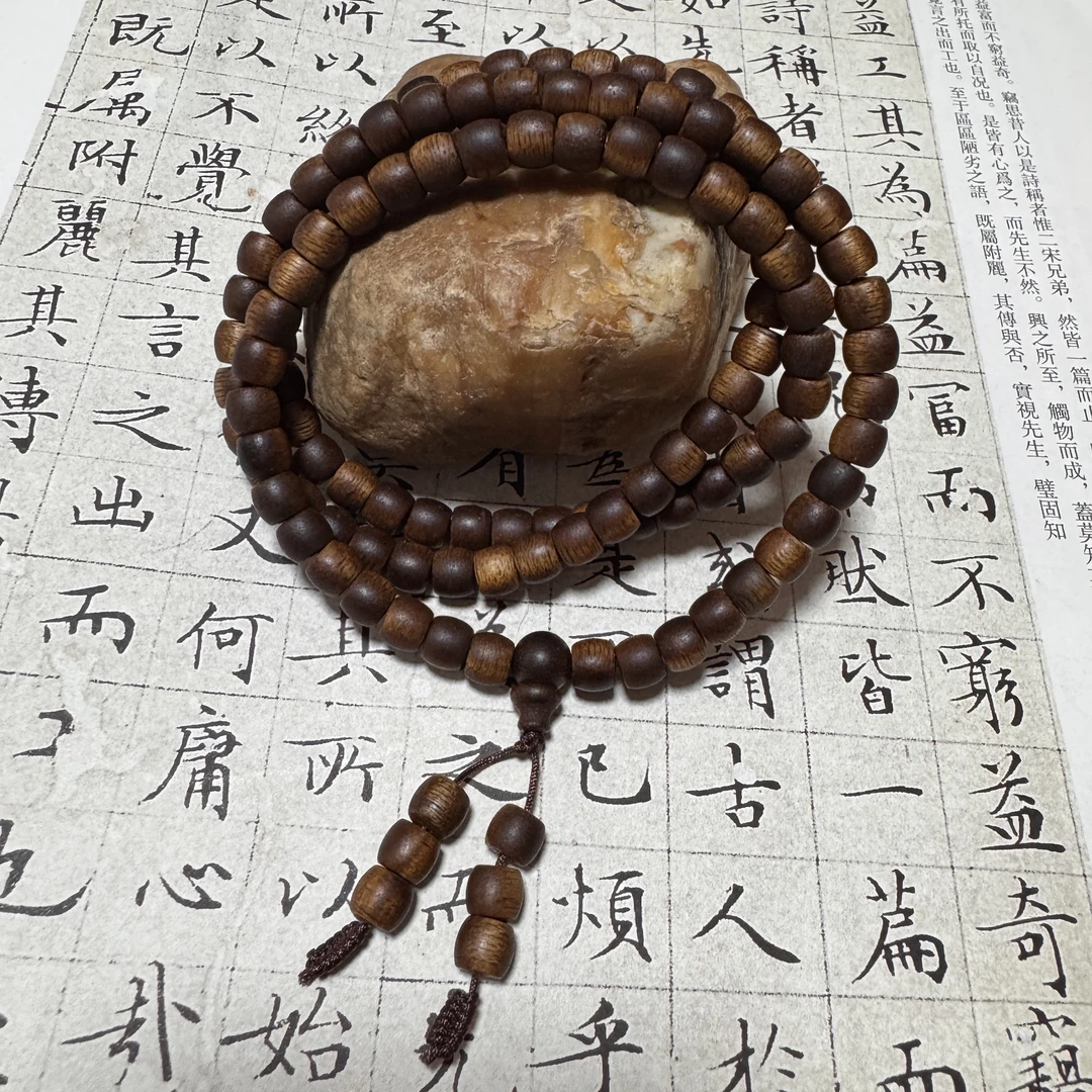 z-713【芽庄铁结沉水】多圈6×7mm、27.11g