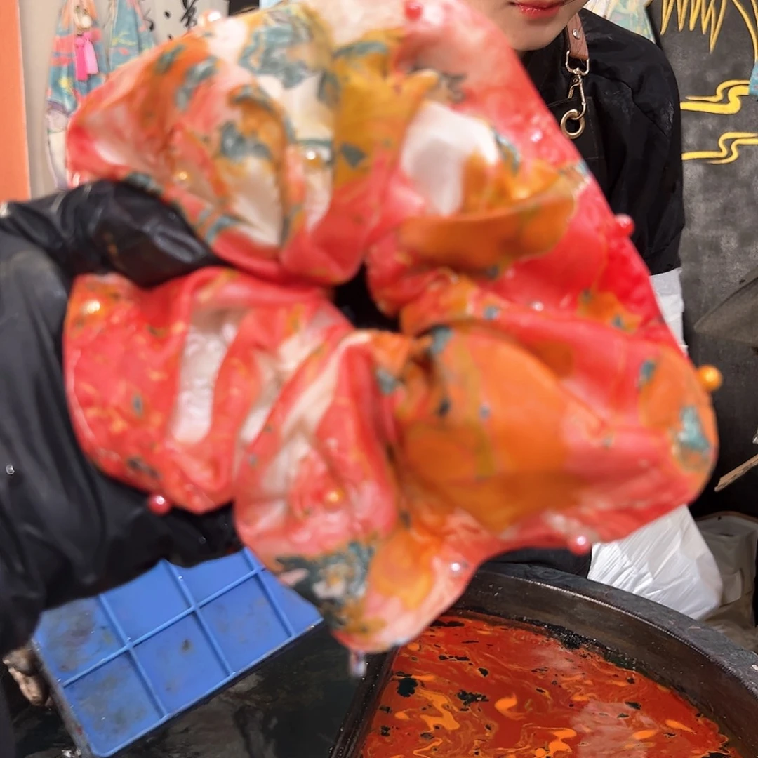 331山茶圆饼发圈凤凰