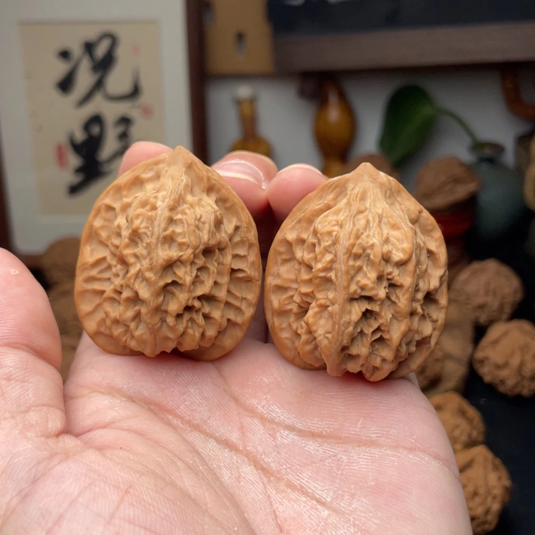 桃核把件A**_野生鸡心