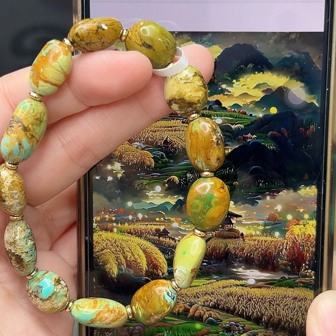 绿松石珠宝奇石未镶嵌