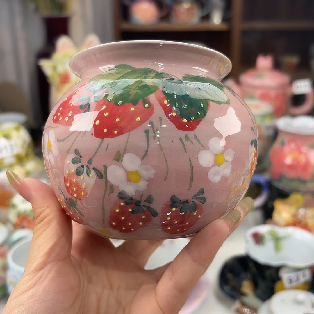 景德镇手绘高温釉下彩陶瓷茶具