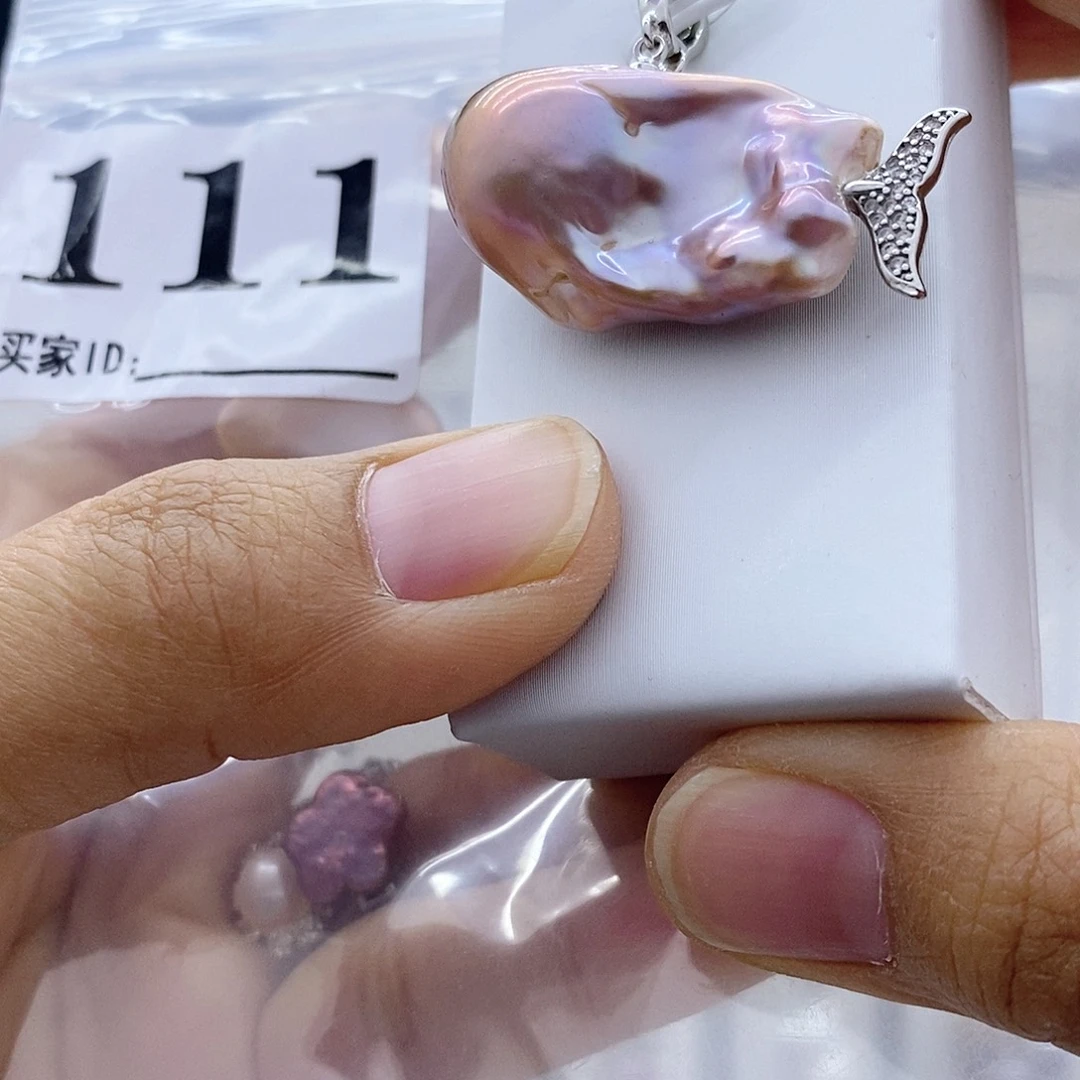 淡水珍珠颈饰钛钢