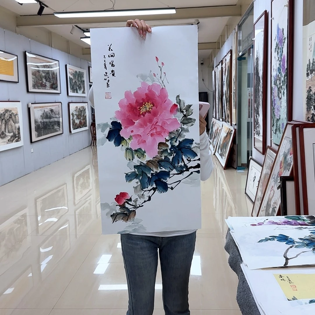 国画国画作品多次