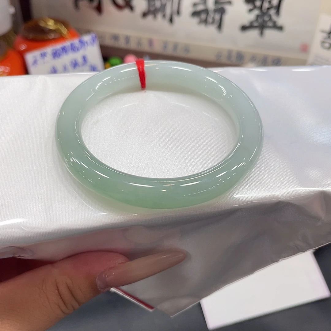 翡翠未镶嵌手镯天然缅甸翡翠36