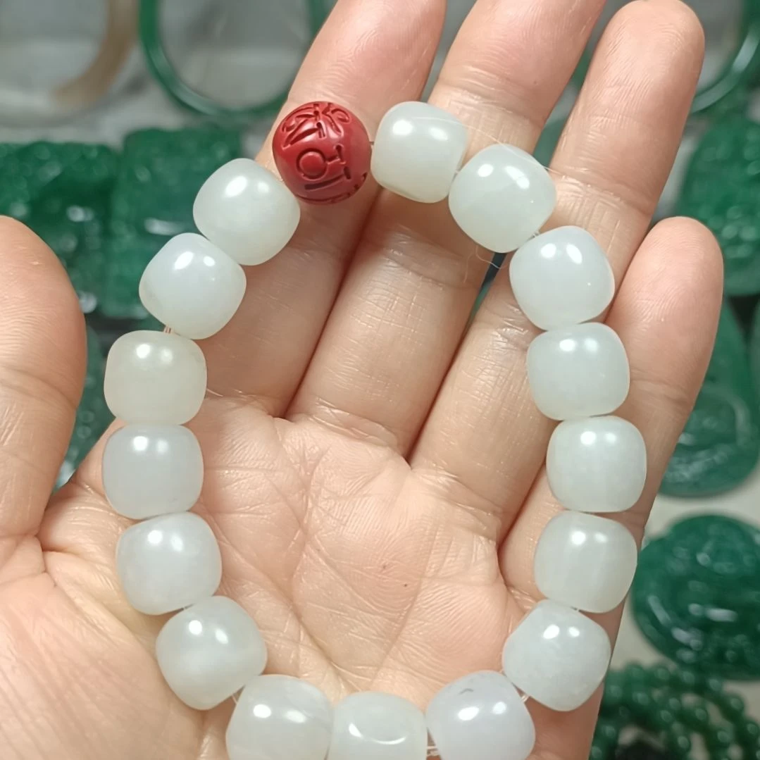 独山玉未镶嵌手串