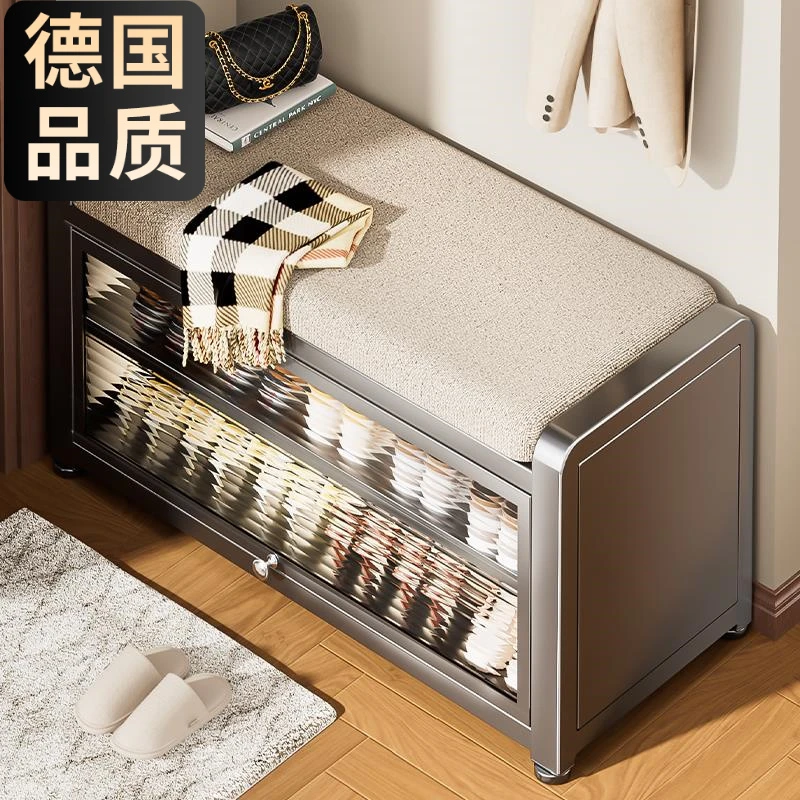 换鞋凳进门口家用入户穿鞋凳轻奢高级感鞋柜可坐收纳一体多层鞋架