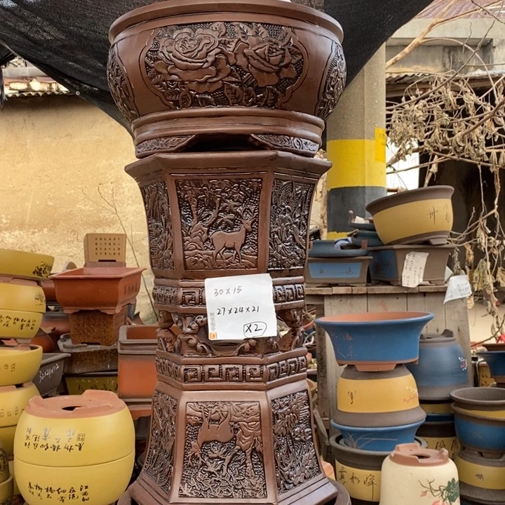 紫砂花盆紫砂特疼，紫砂