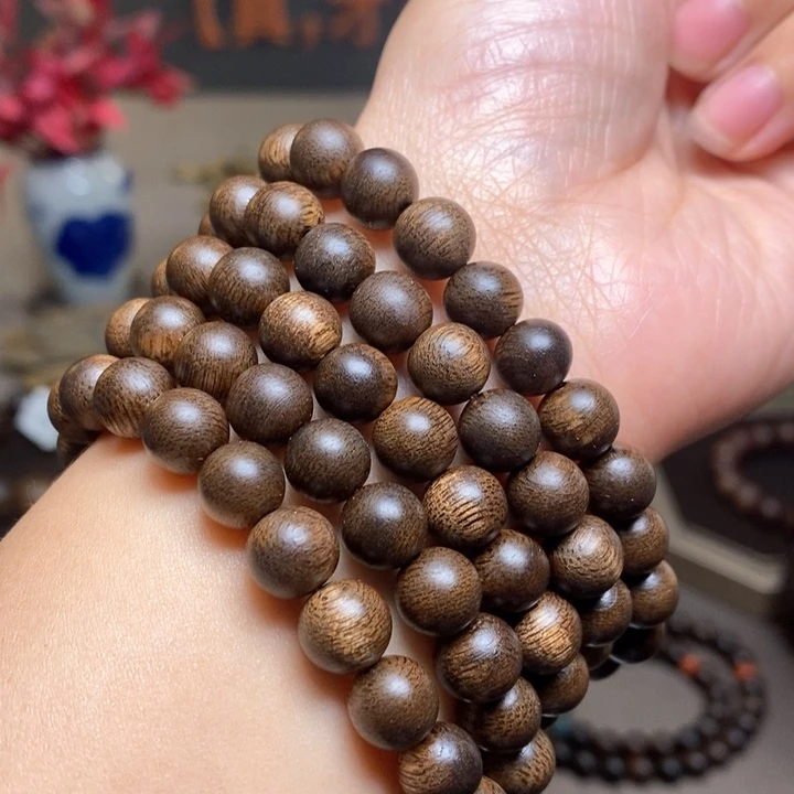 沉香手串越南芽庄白棋楠0.8✖️108
