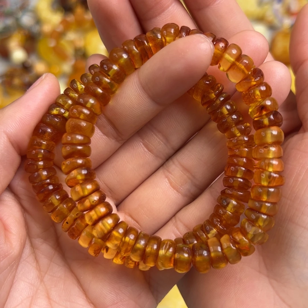 琥珀未镶嵌裸石多样性发一条