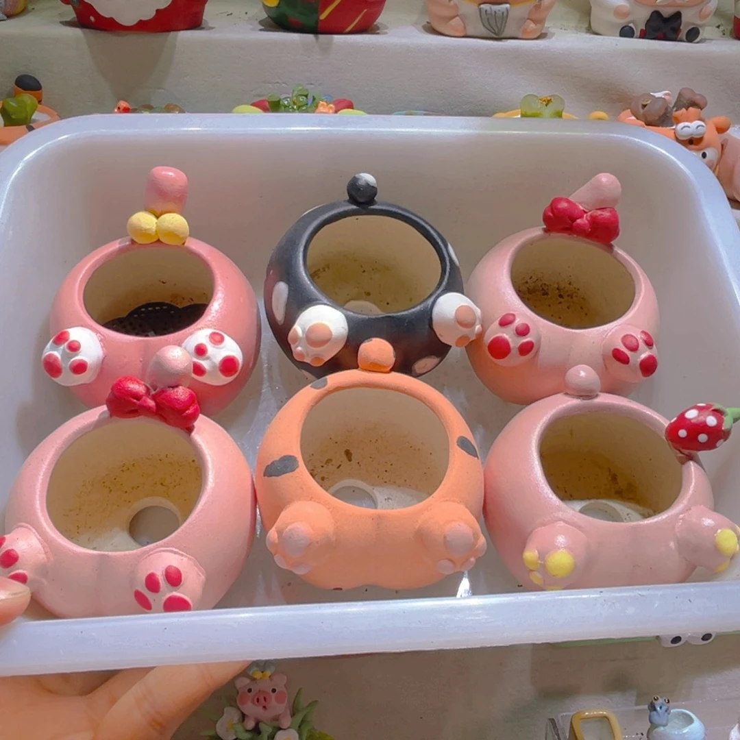 035纯手工制作重工盆盆35一个