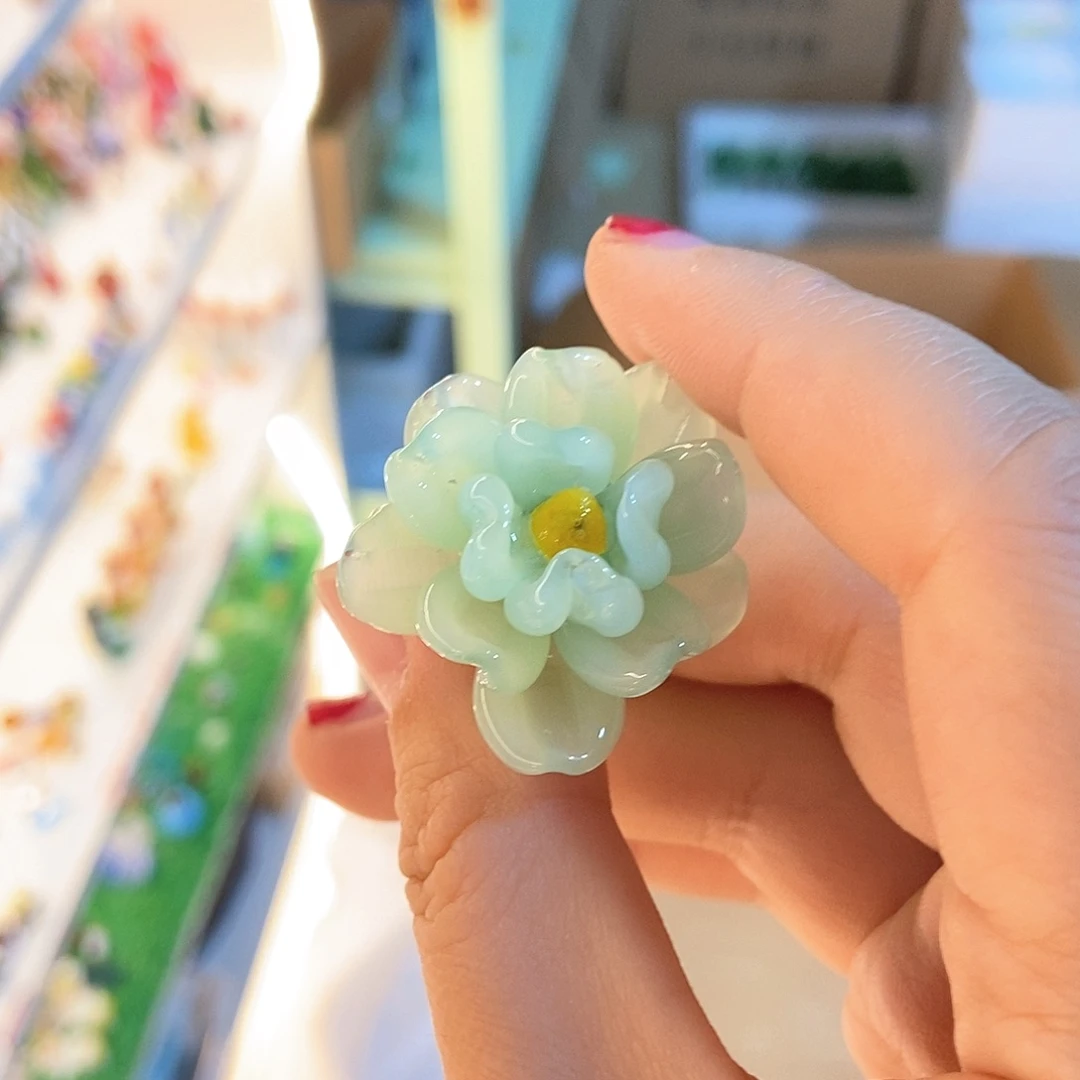 琉璃手工艺品绿玉