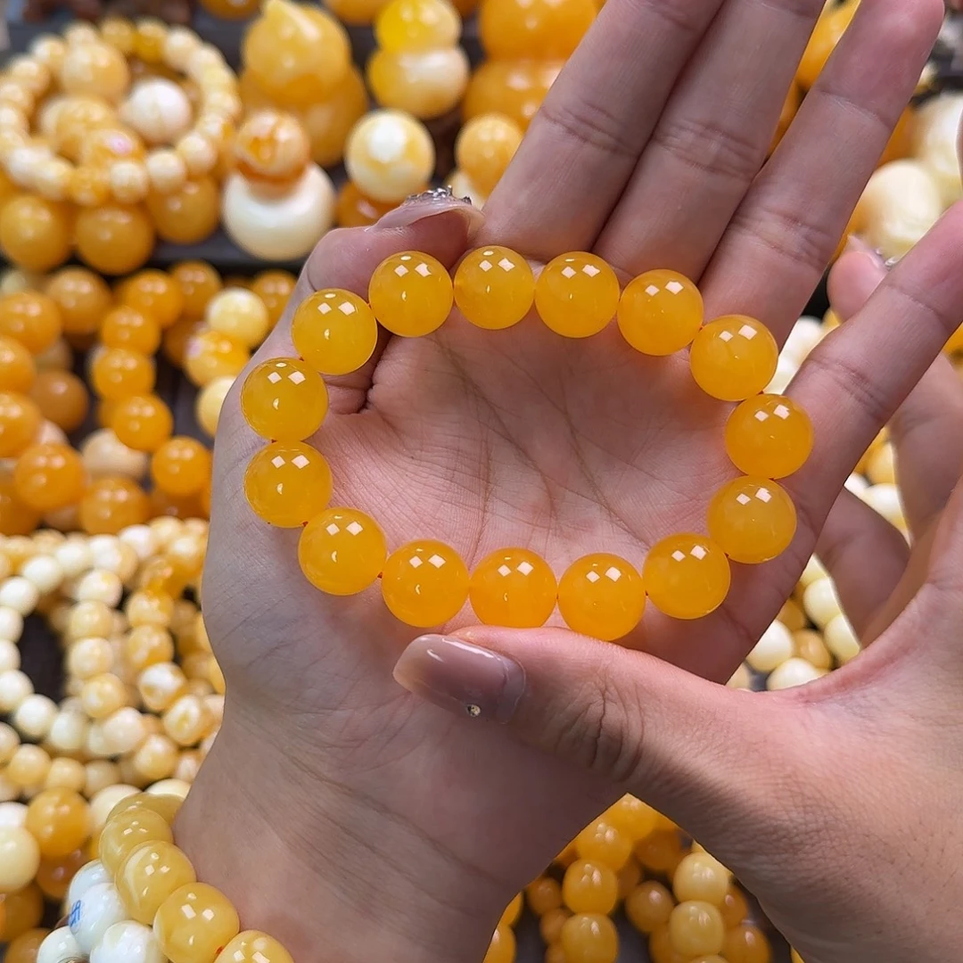 蜜蜡未镶嵌珠宝奇石同料14mm