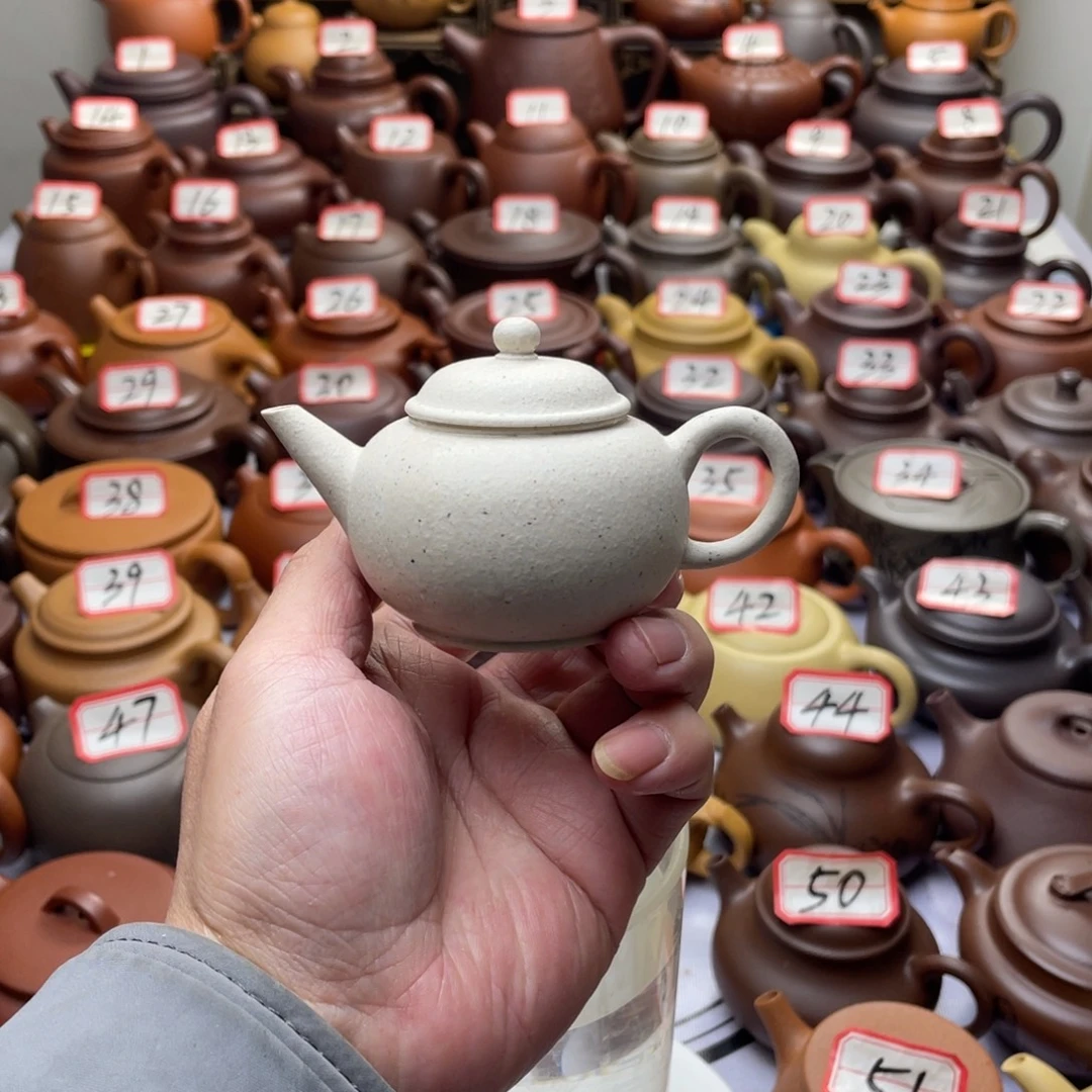 紫砂茶壶宜兴紫砂半手工