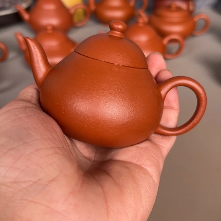 茶壶紫砂微微微小问题梨型壶100cc