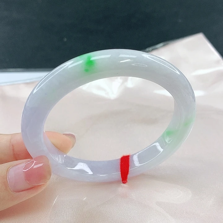 翡翠未镶嵌手镯圈54.3，04055