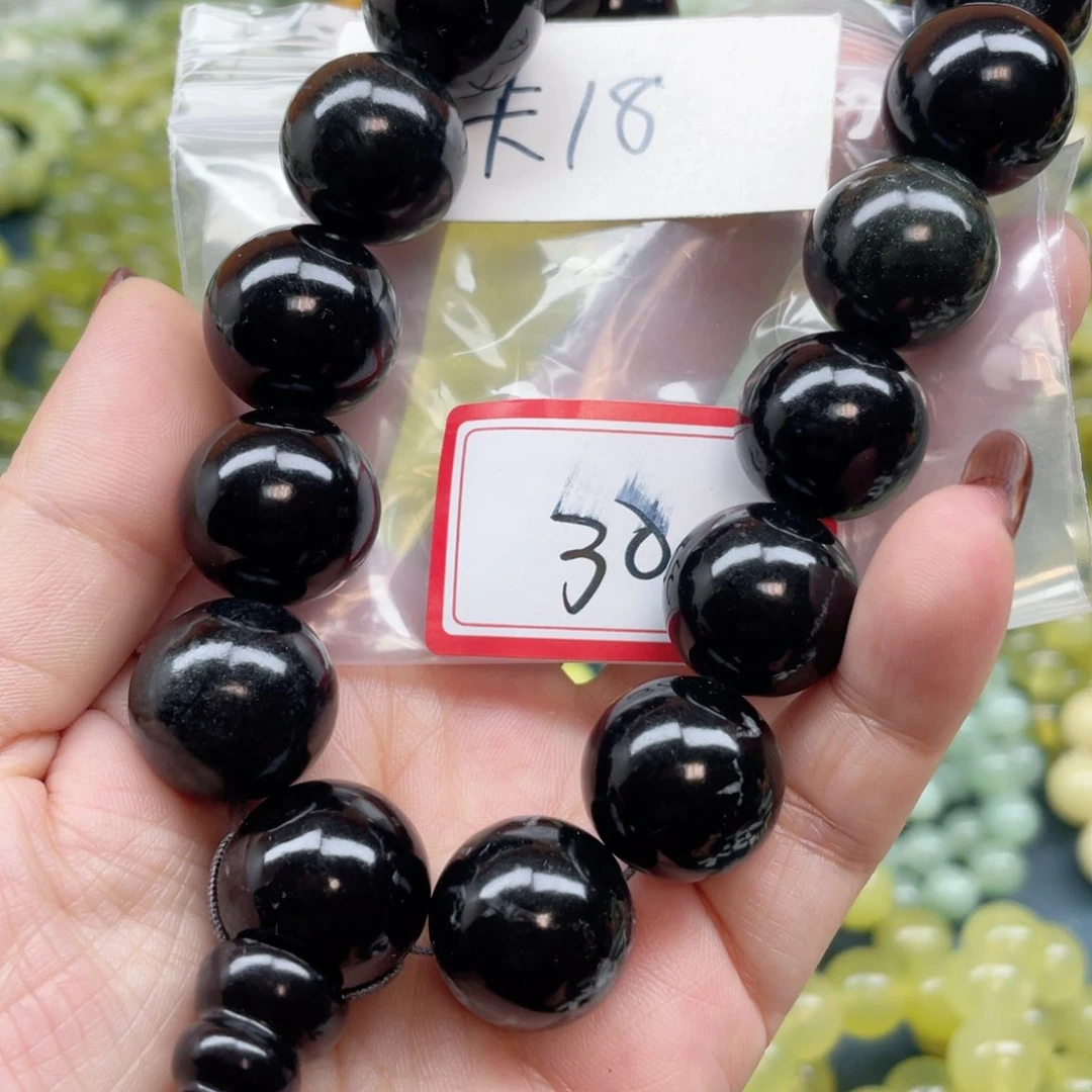 未镶嵌蛇纹石玉手串