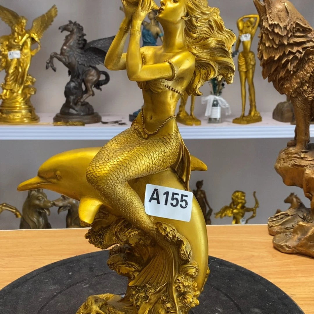 黄铜材质，精美海的女儿