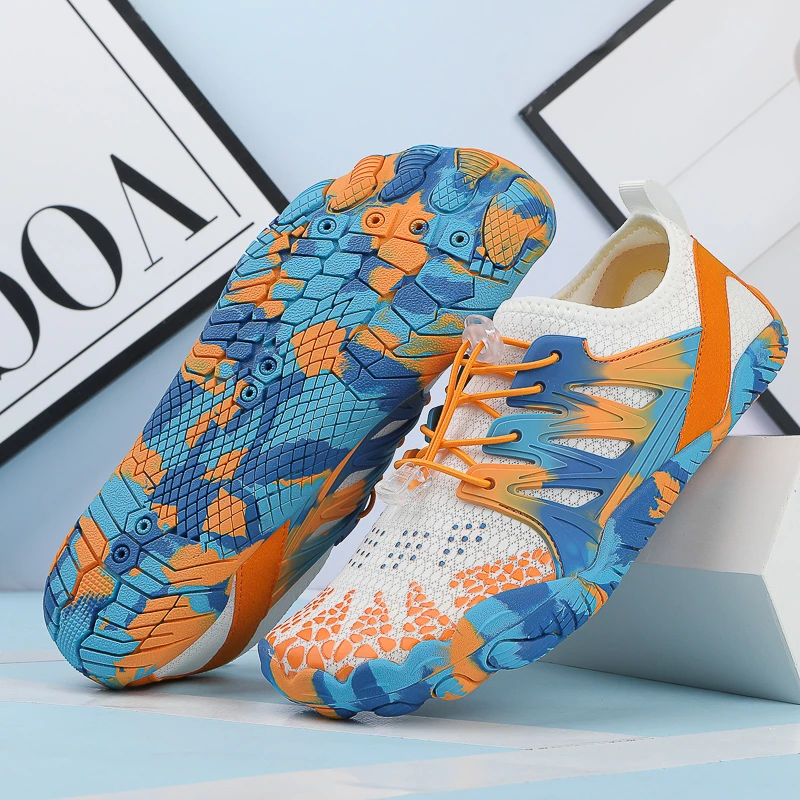 速干朔溪鞋防滑透气防臭上填写男女情侣钓鱼凉鞋男大童软底涉水鞋