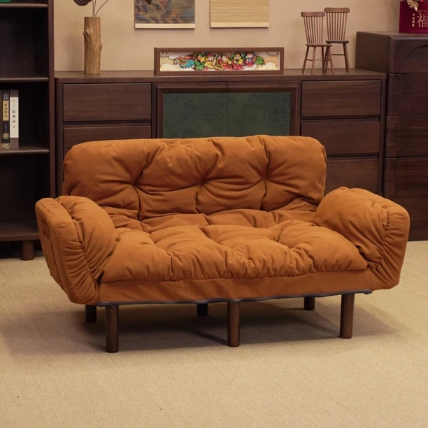 懒人沙发可躺可睡阳台睡觉榻榻米卧室小沙发双人折叠沙发床两用