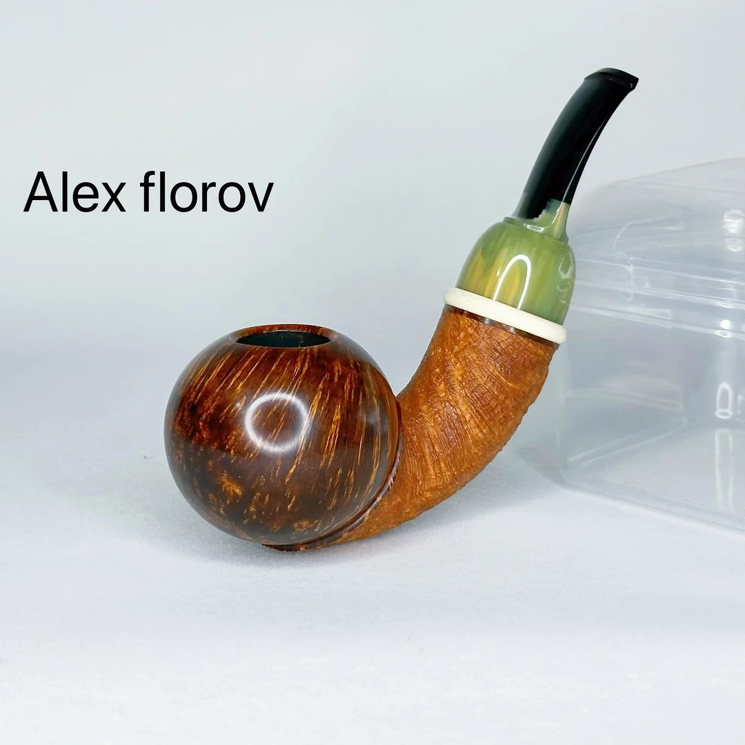 Alex Florov美国烟斗大师弗洛夫 自由斗型石楠木手工烟斗