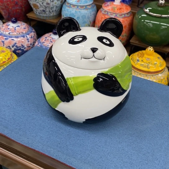 瓷片陶瓷茶叶罐密封罐