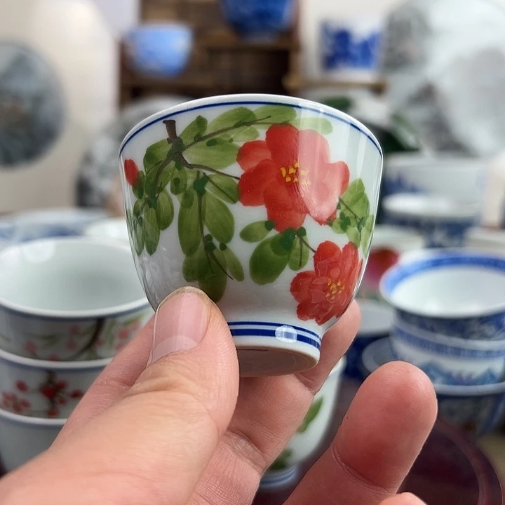 景德镇陶瓷手绘杯子