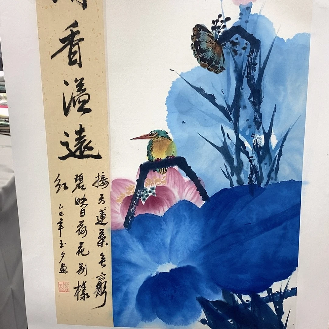 国画国画作品手绘