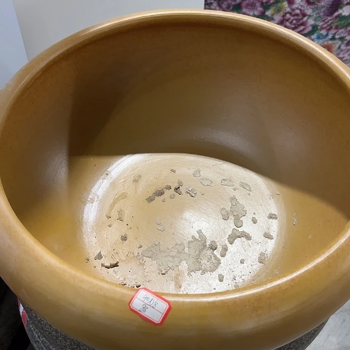 摆件陶南瓜色鱼缸