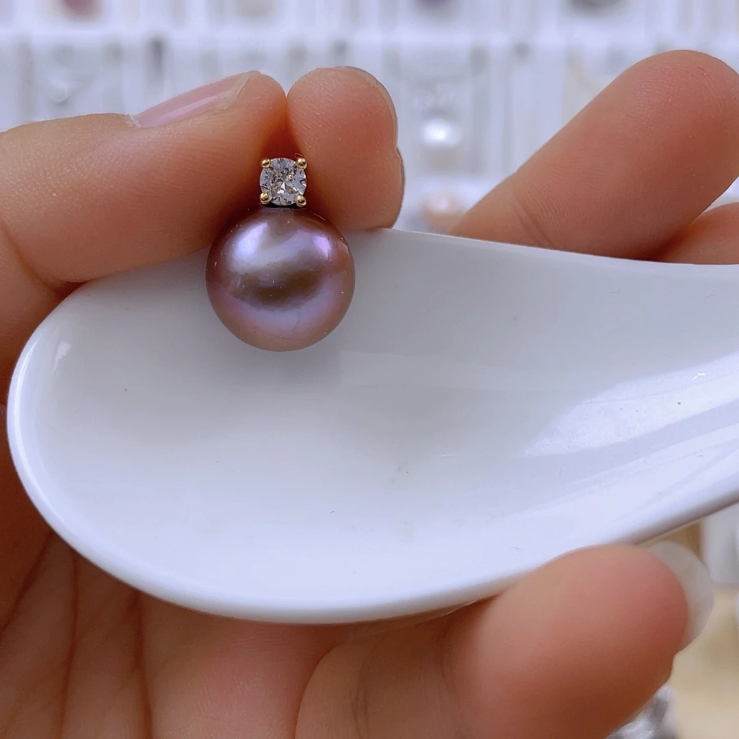 淡水珍珠未镶嵌吊坠(赠链)