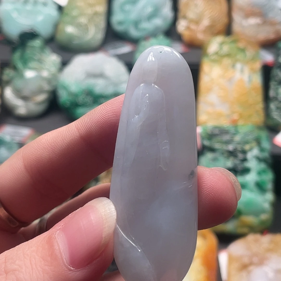 翡翠足银镀金镶嵌颈饰腾冲25