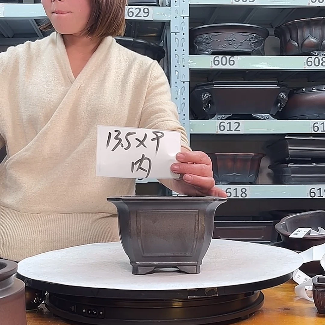 紫砂花盆宜兴紫砂56号