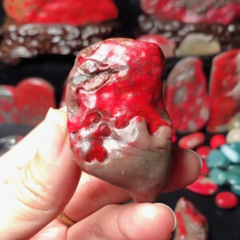 昌化鸡血石昌化鸡血石原石