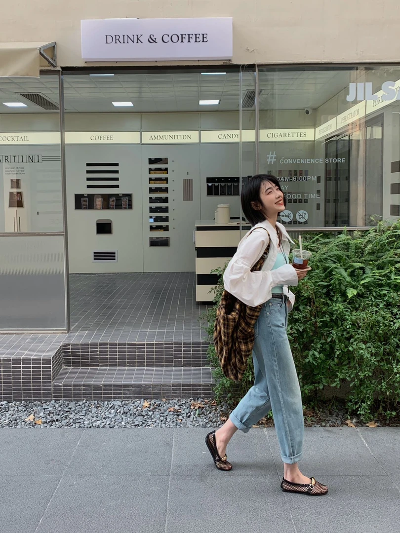 【OKOY春款+2396#】2025年新款哈伦裤百搭宽松显瘦