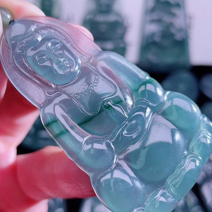 翡翠未镶嵌颈饰9999999999