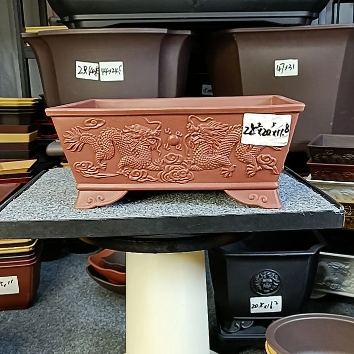 树脂华****子10只28cm龙盆