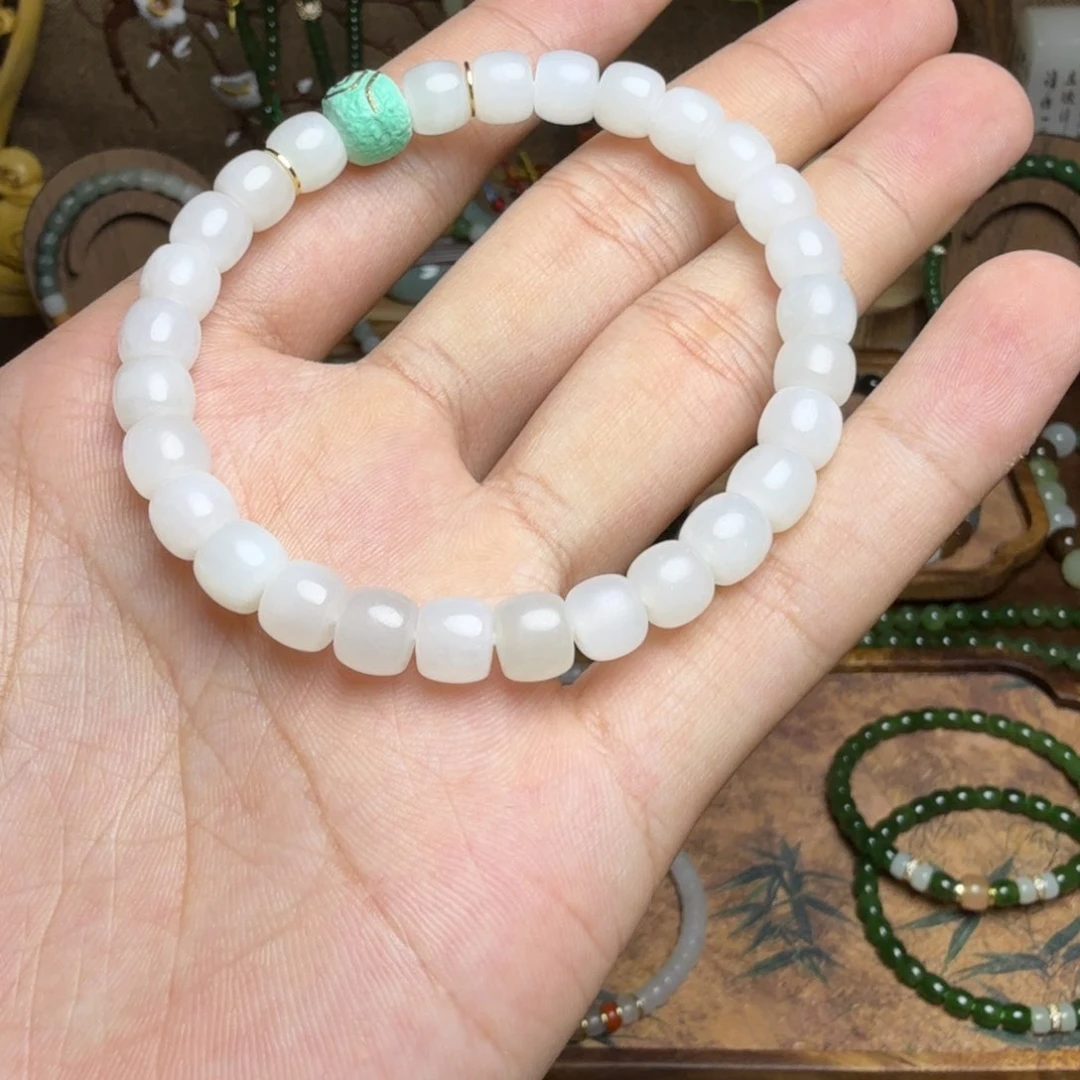 梦***雨手链未镶嵌和田玉