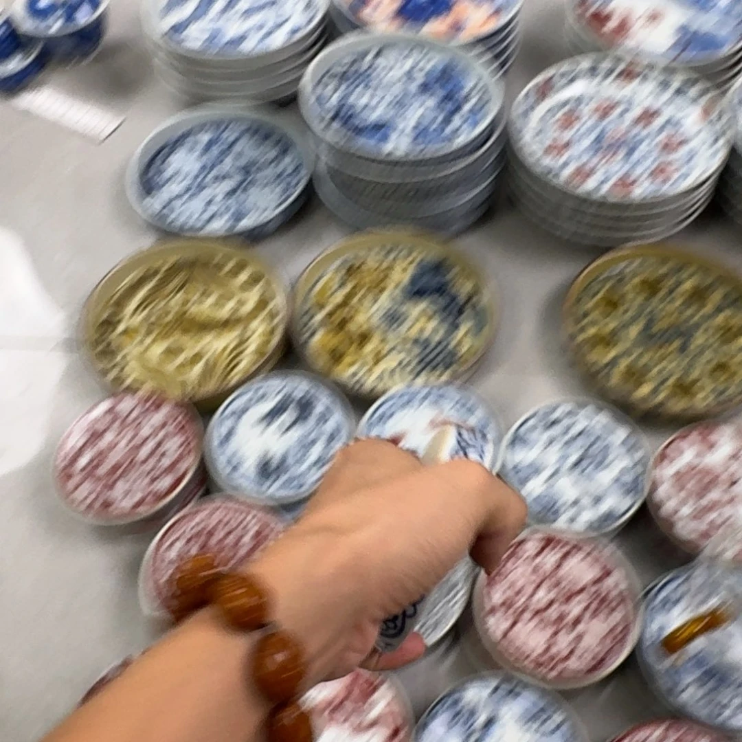 杯青花一路连科盖置