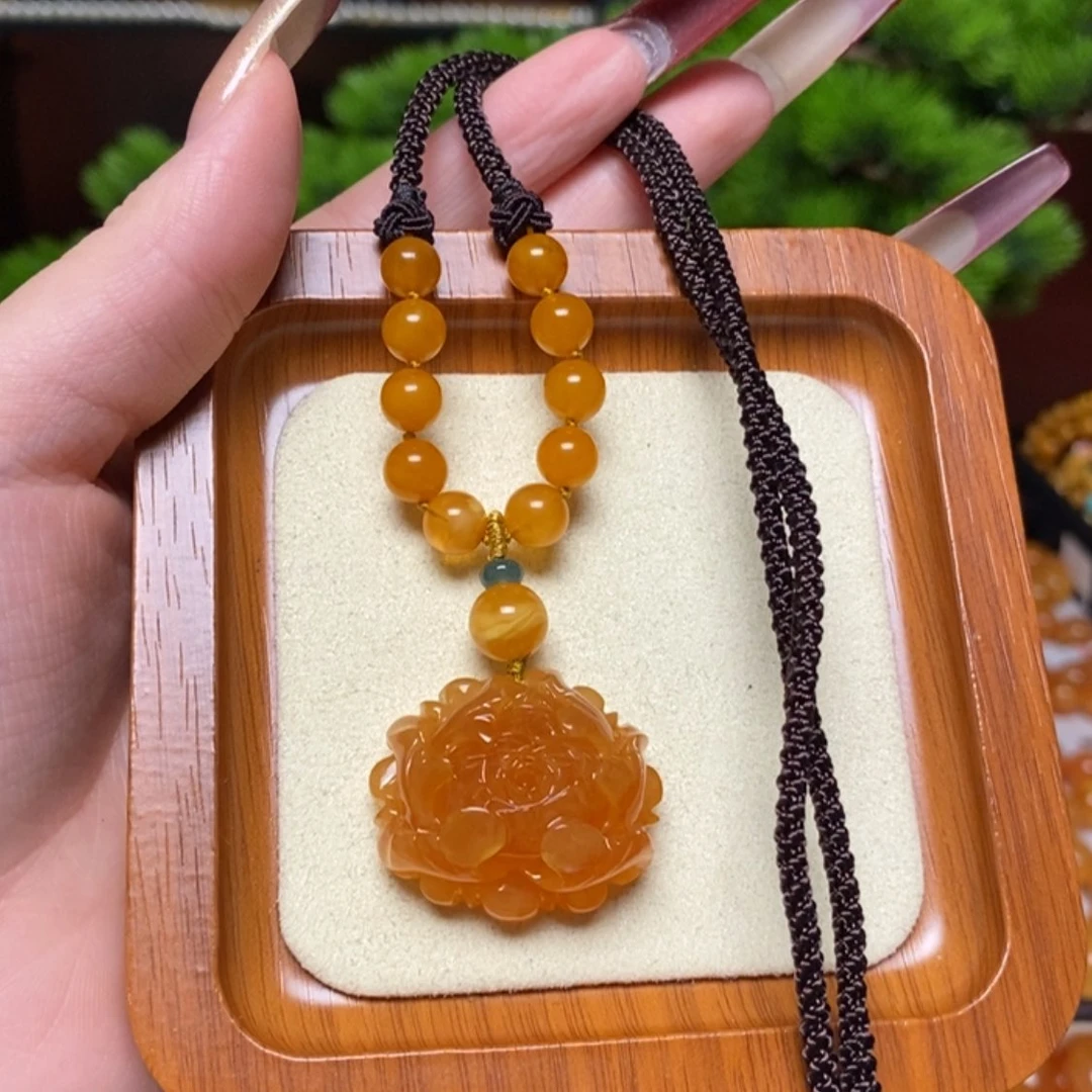 【闪购商品】蜜蜡颈饰未镶嵌项链